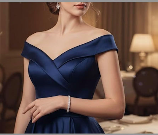 Mink and Bling Moissanite Diamond Tennis Bracelet, 925 Sterling Silver, Certified Moissanite Diamonds, Hypoallergenic, Tarnish-Resistant, Includes Certificate of Authenticity. Elegant Jewelry Box included.